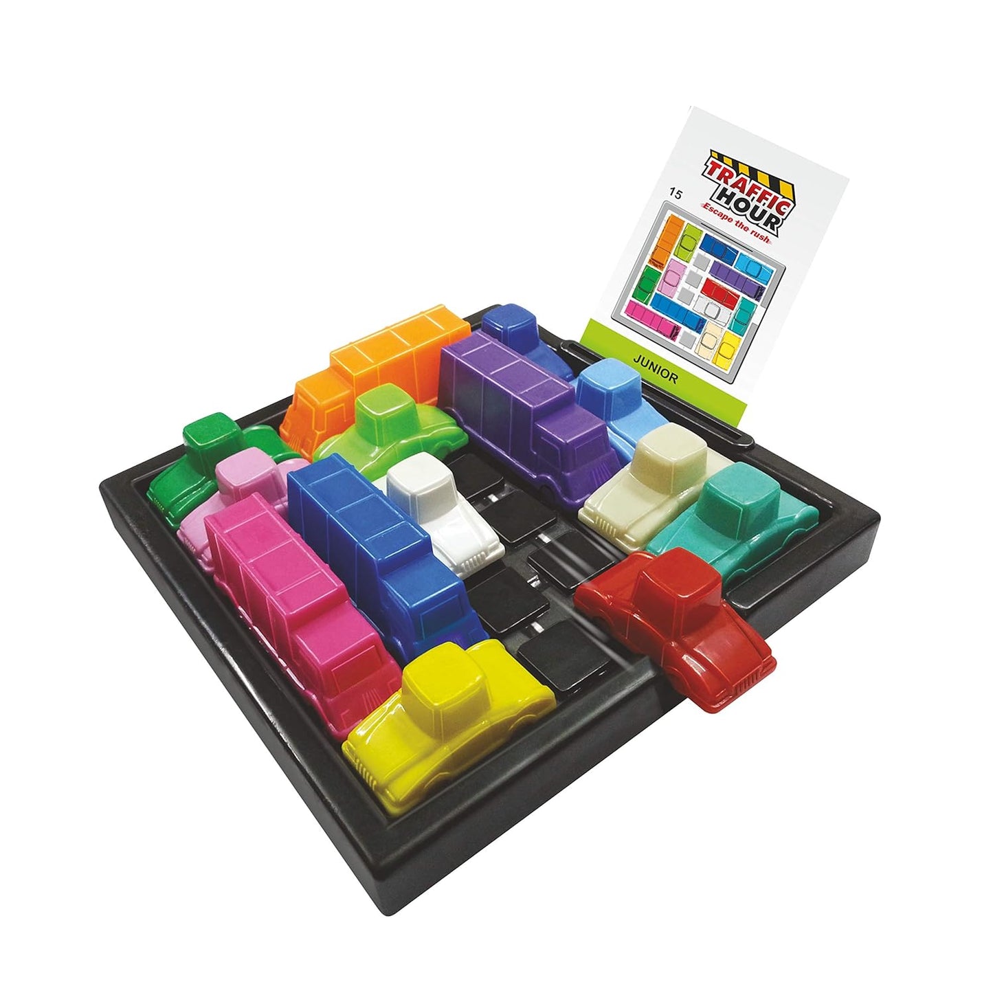 Arjoos | Traffic Hour | 40 Logical Thinking Challenges | A Mind Teasing Rush Hour Puzzle Game for Kids 8 Years & Above | Toy for Boys and Girls