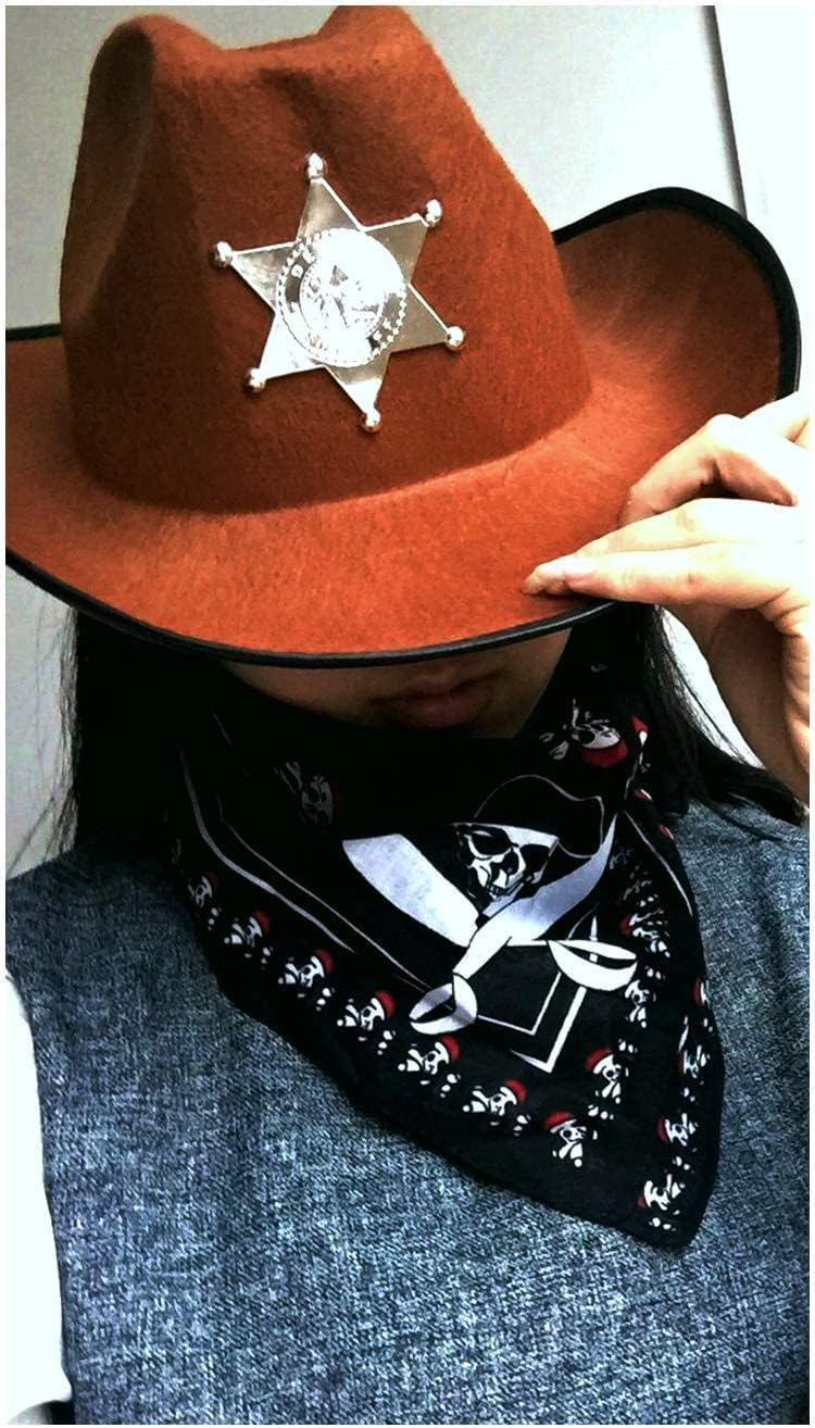 Arjoos | Western Cowboy Toy Gun Play Set | Costume Accessory Kit for Kids, Perfect for Halloween Parties, Role Play, and Wild West Adventures | Halloween Party Supplies