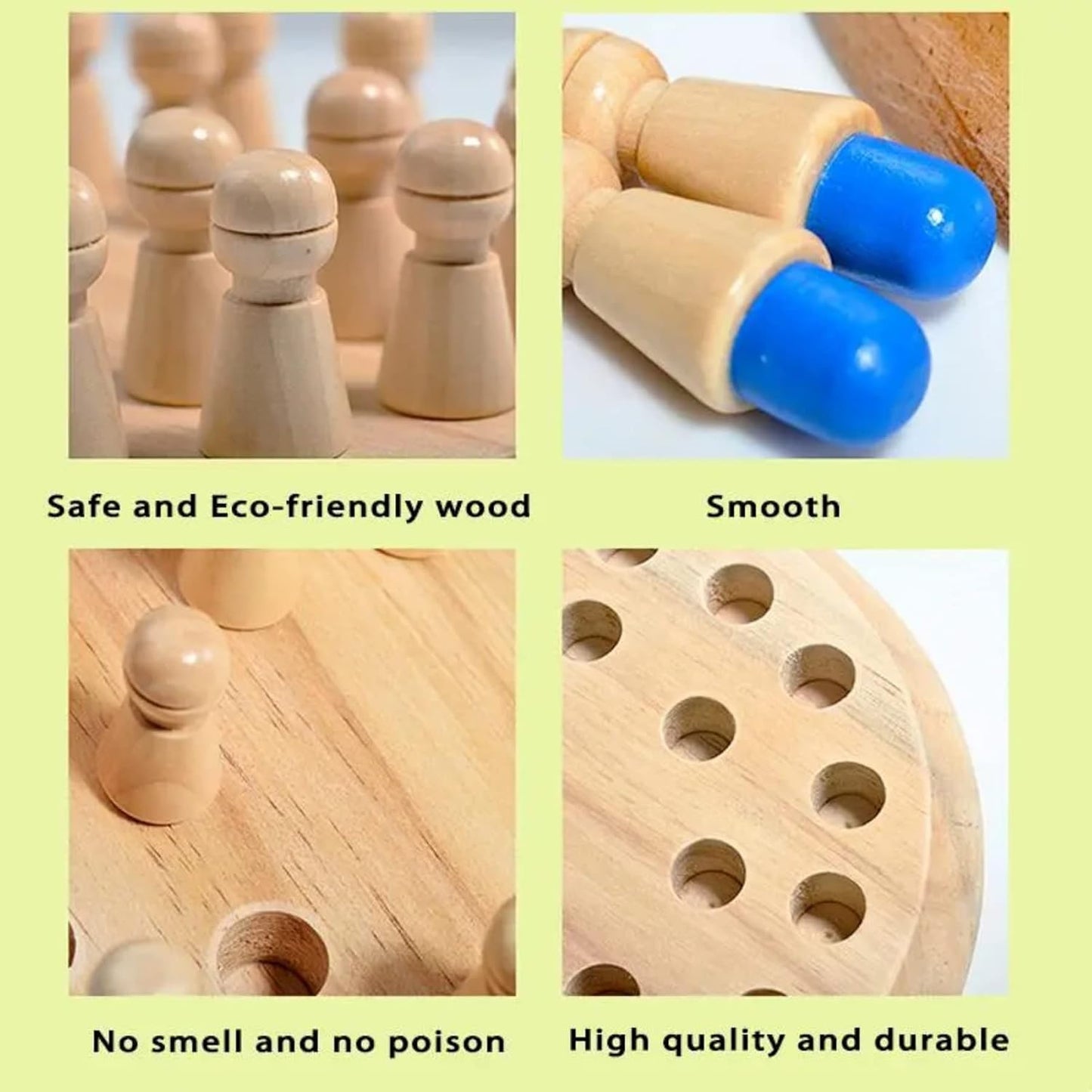 Arjoos | Children Wooden Memory Matchstick Chess Game | Educational Intelligent Logic Game | Brainteaser Kid Intelligence IQ Brain Teaser Game | Birthday Gifts for Kids - Pack of 1 - ( Ages - 3+ )