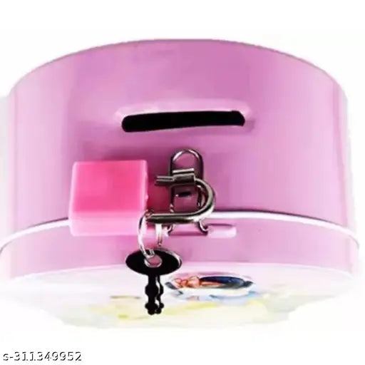 Arjoos | princess metal coin bank for kids piggy bank money saver for kids Coin Bank