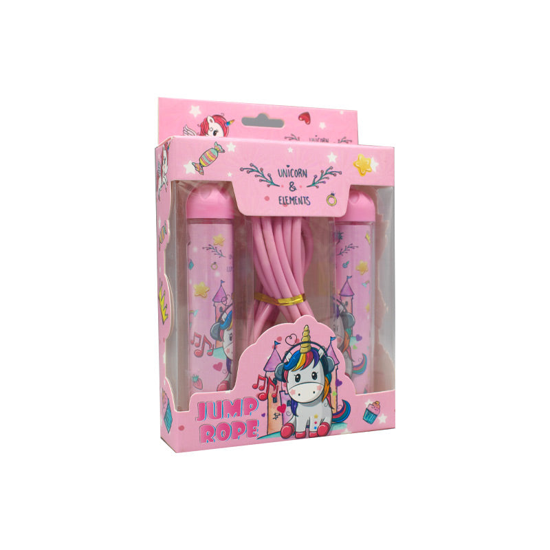 Arjoos | Printed Skipping Ropes/Jump Rope for Kids/Boys/Girls for Exercise Freestyle Skipping Jump Rope for kids | Boys | Girls | Exercise | Fitness Unicorn Theme