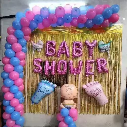 Arjoos | Baby Shower Foil Balloon for Your Bundle of Joy | Party Decorations.