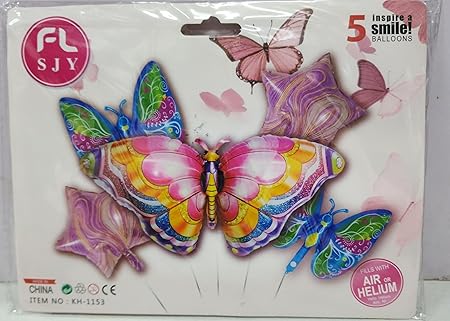 Butterfly Theme Foil balloon