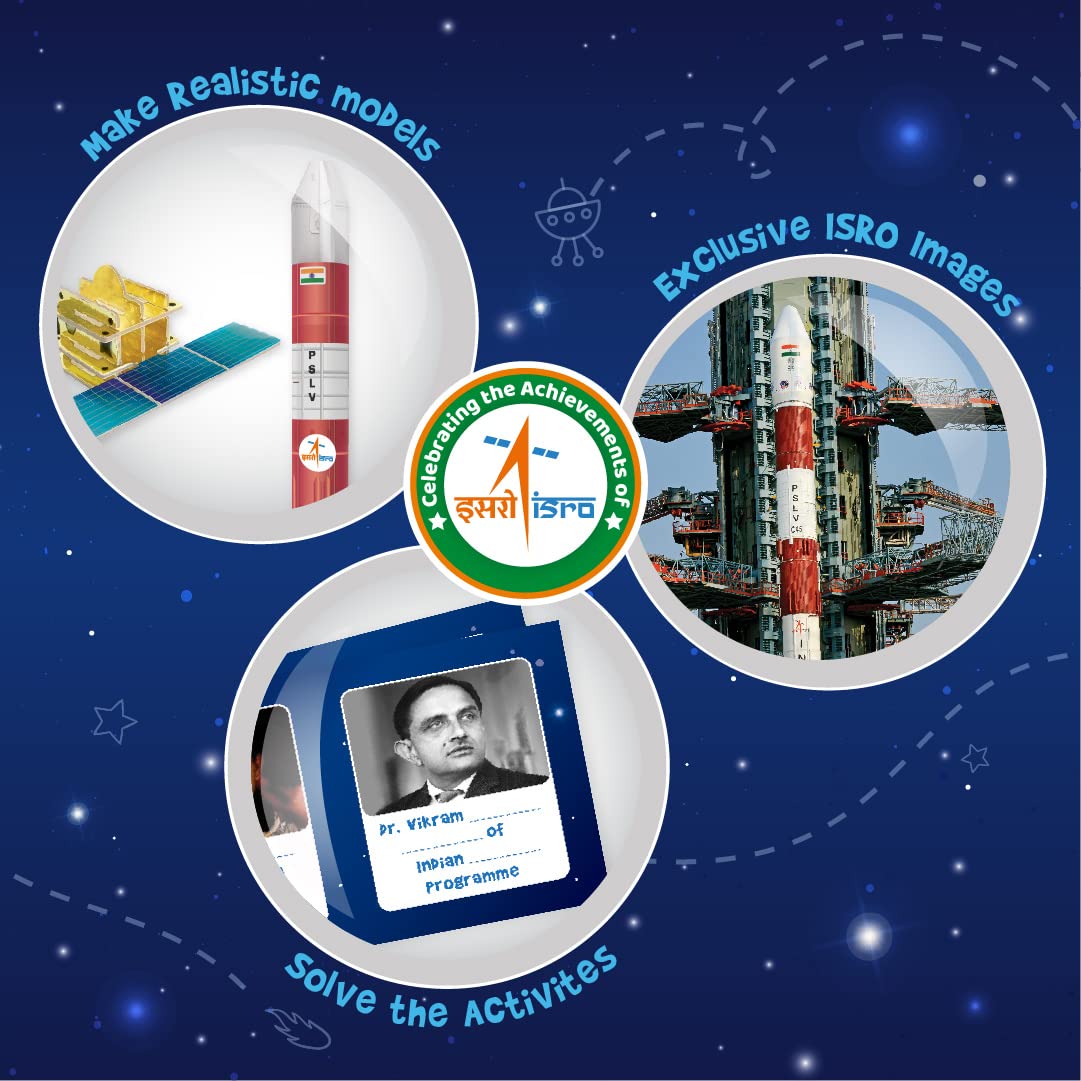 Arjoos | Mapology Mission Mangalyaan | Astronaut Toy | Isro Rocket Model & Satellite | 3D Puzzles | Educational Toys For Kids | Gifts for 5 Year Old Boy & Girl Ages 5+ .