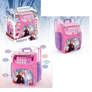 Arjoos | Kids Backpack Design Piggy Bank with Finger Press Functions