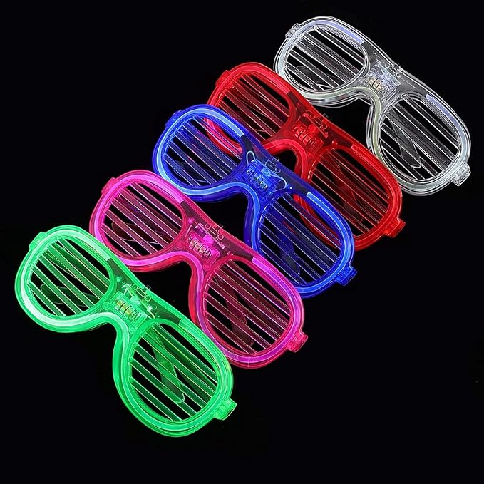 Arjoos LED Glasses Goggles Shades for Kids and Adults Best Birthday Return Gift Party Supplies