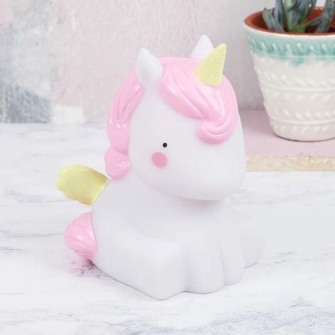 Arjoos | LED Unicorn Night Light for Kids – Magical Glow Lamp for Bedroom & Nursery | Soft, Colorful Light | Ideal Return Gift for Birthdays & Parties | Birthday Gifts for Kids - Pack of 1 - ( Ages - 3+ )