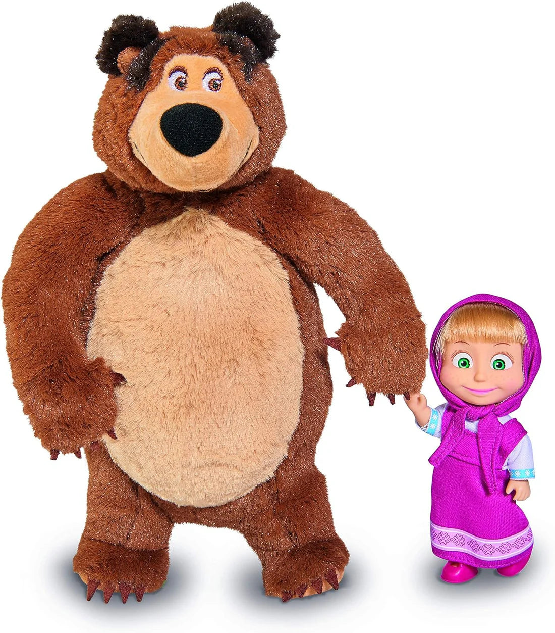 Arjoos | Masha And The Bear Doll - Masha Set | Toys For Kids | Birthday Gifts for Kids - Pack of 1