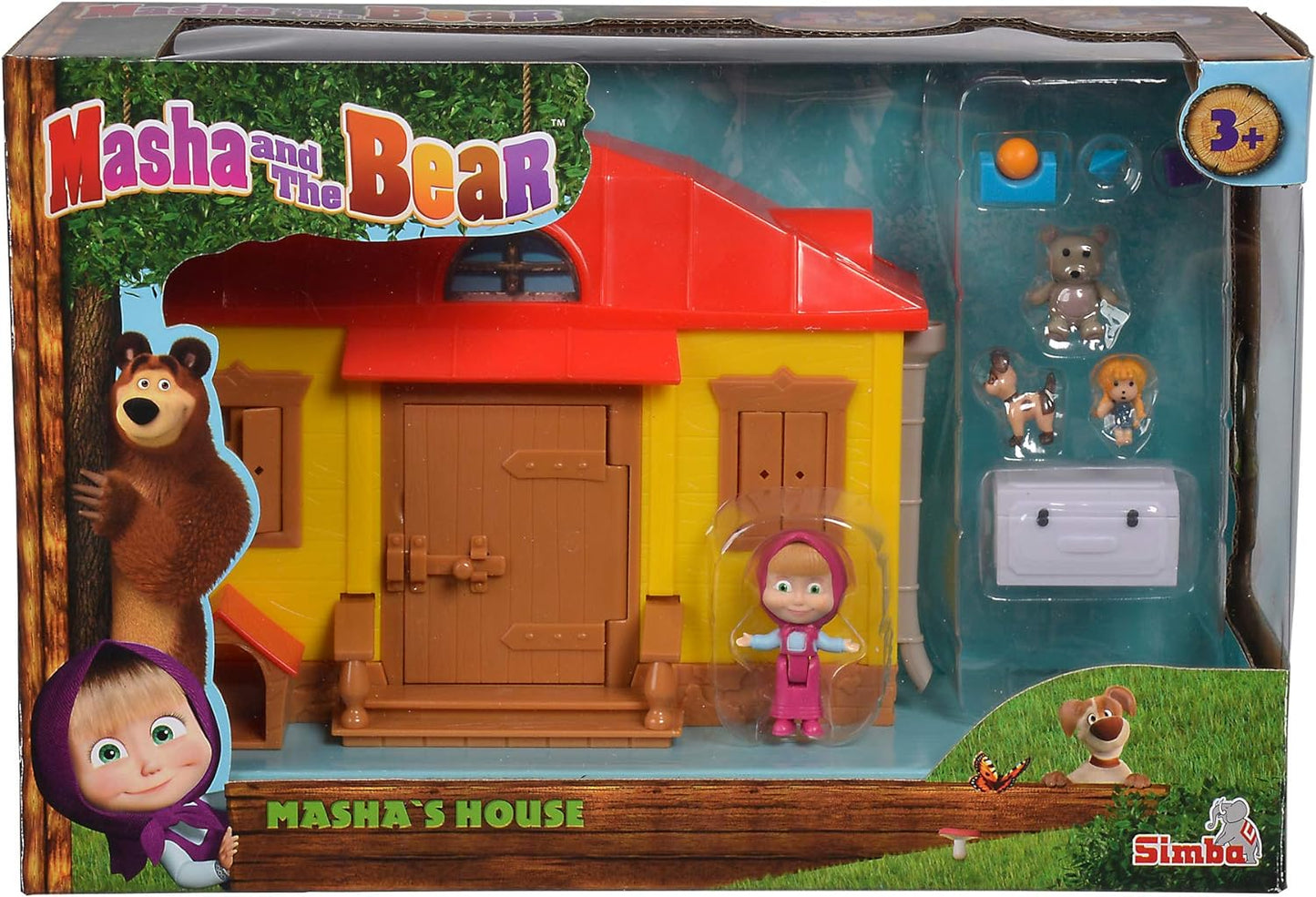 Arjoos | Masha and The Bear Masha’s House Playset Toys for Kids - Ages 3+