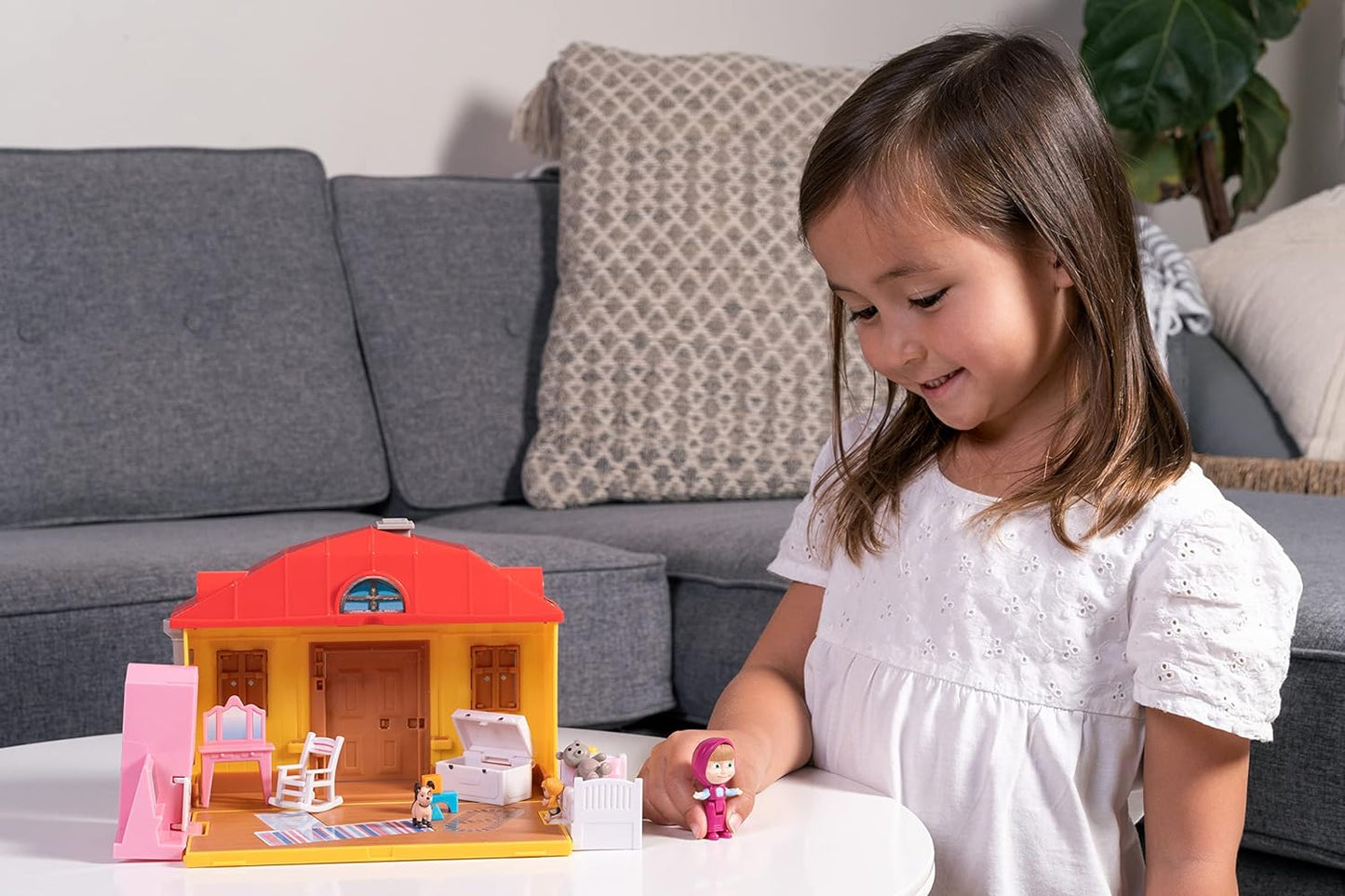 Arjoos | Masha and The Bear Masha’s House Playset Toys for Kids - Ages 3+