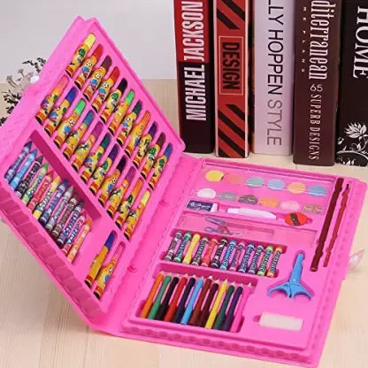 Arjoos | Pirate 86 Piece Art Kit Supplies For Artists, Painters, Watercolor, Drawing, Sketching | Birthday Gifts for Kids - Pack of 1 - ( Ages - 3+ )