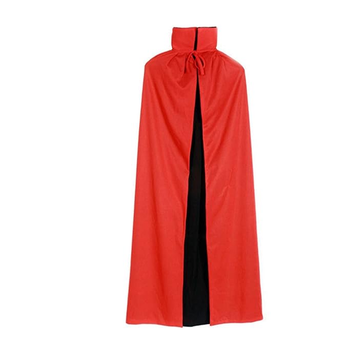 Arjoos | Scary Ghost Dracula Red Black Reversible Vampire Halloween Adult Costume