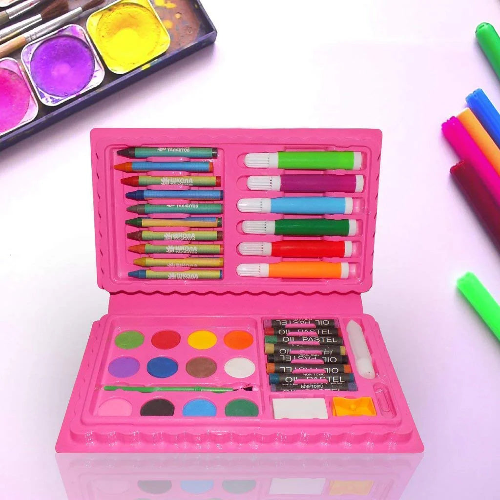 Arjoos | Set Of 42 Pieces Drawing Art Set With Color Pencils Crayons Water Color Sketch Pens For Kids | Birthday Gifts for Kids - Pack of 1 - ( Ages - 3+ )