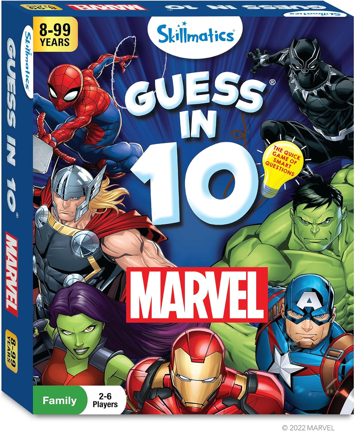 Arjoos | Skillmatics - Guess in 10 Marvel | collectible Card Game | Perfect Gift For Teens , Adults & Family Fun Board Games | (Ages 8+)