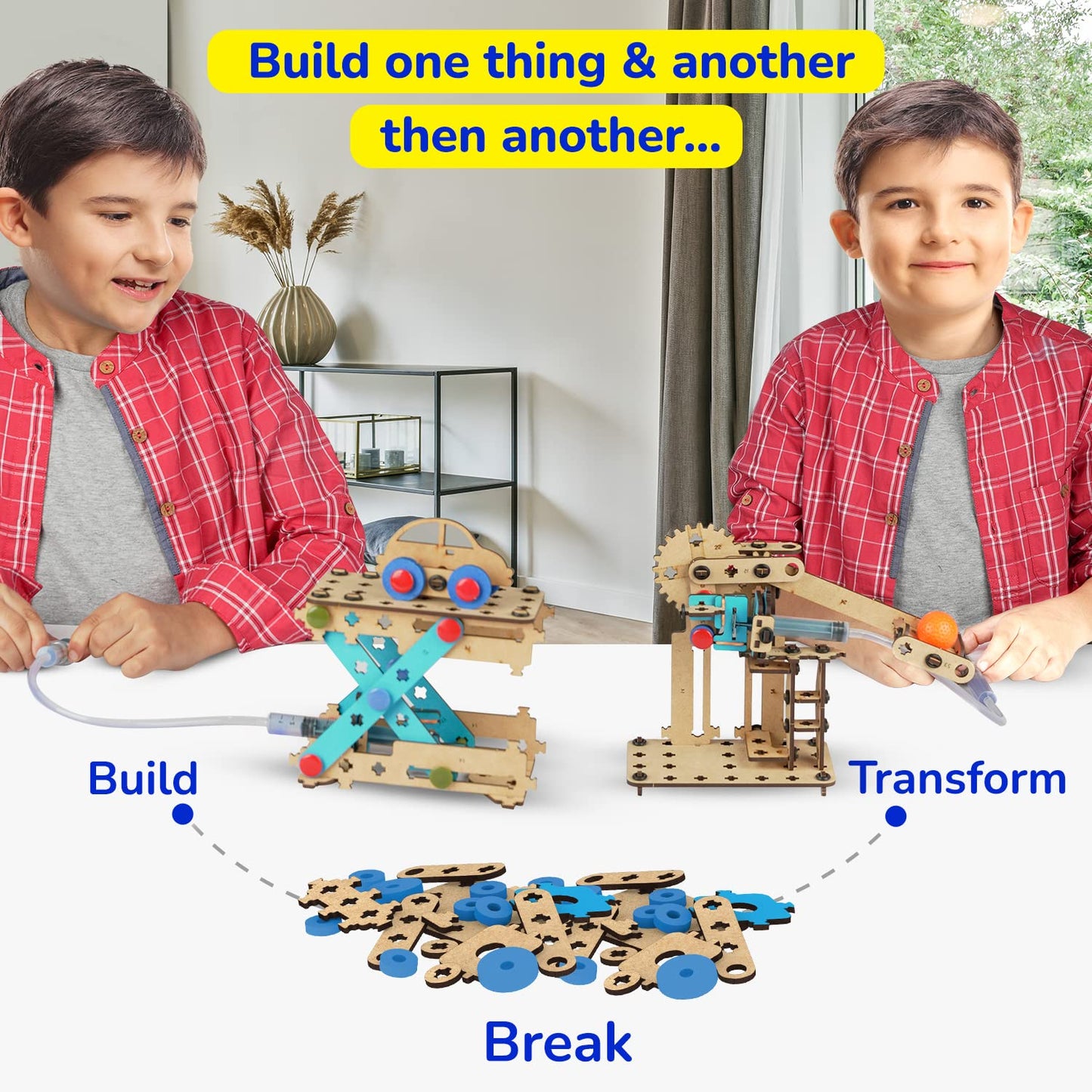 Arjoos | Smartivity 7 in 1 Multi-Builds Hydraulic Kit Toy