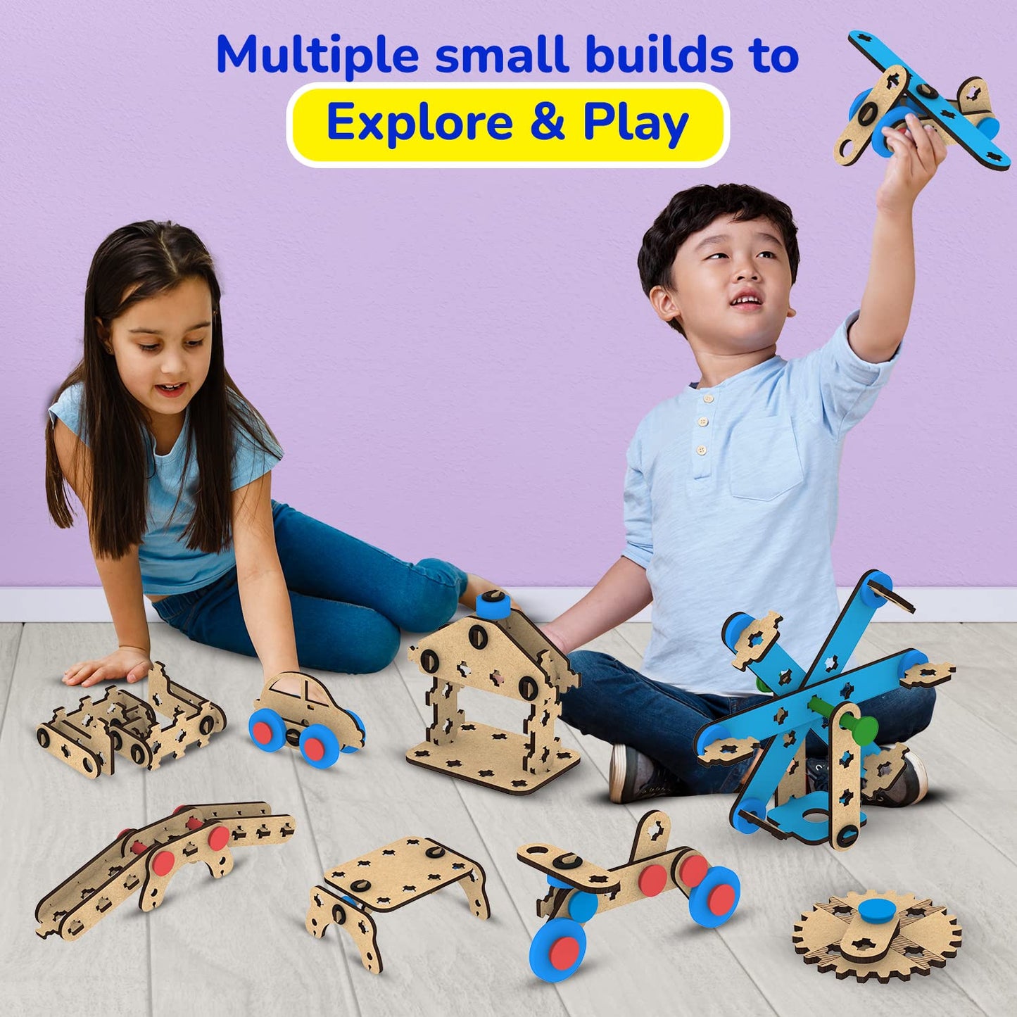 Arjoos | Smartivity 7 in 1 Multi-Builds Hydraulic Kit Toy