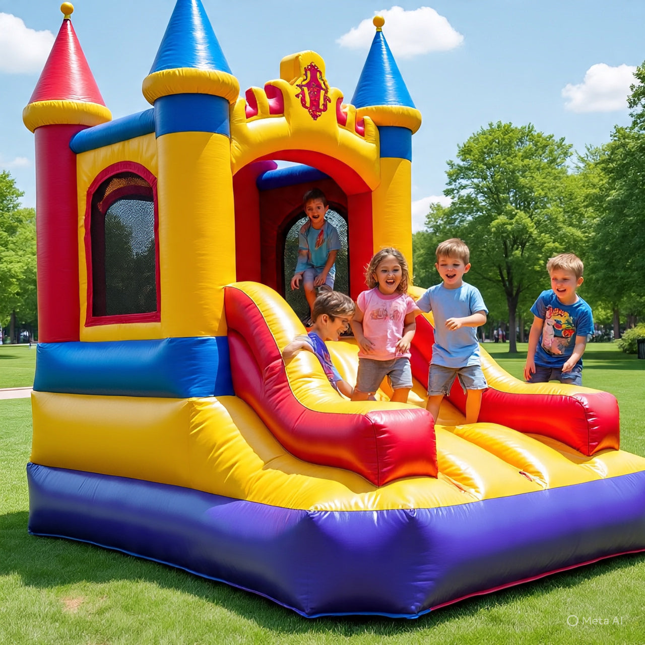 Arjoos Bouncing Castle – Safe, Colorful & Fun Inflatable Rental Near You | Exclusively in Bangalore | 10x15 Feet
