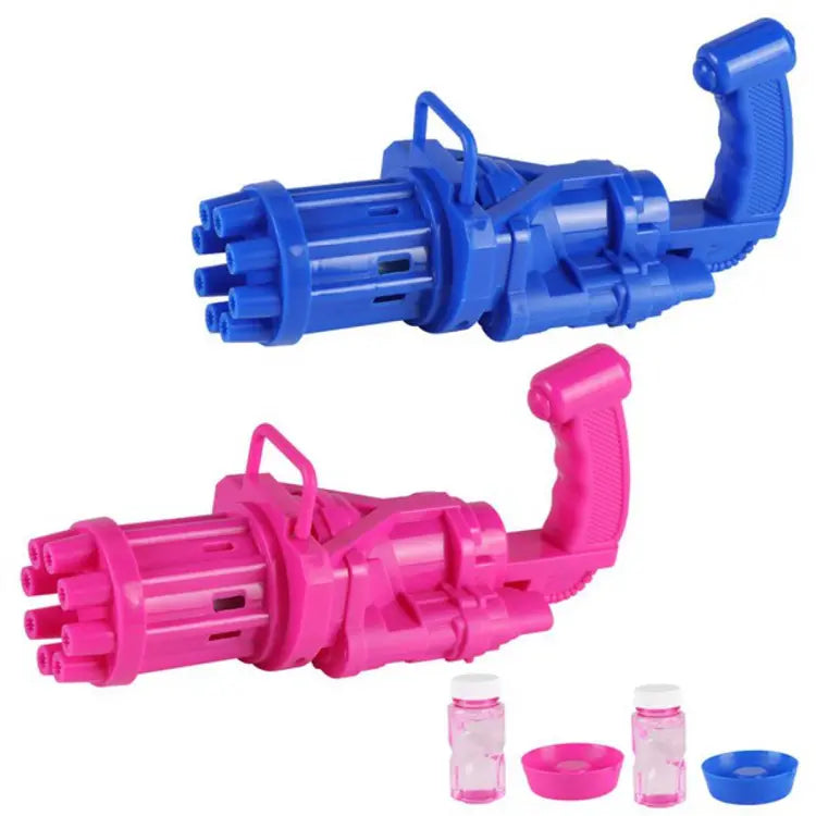 Arjoos | Electrical Mini Gatling Bubble Gun for Colorful Bubbles, Assorted Colors