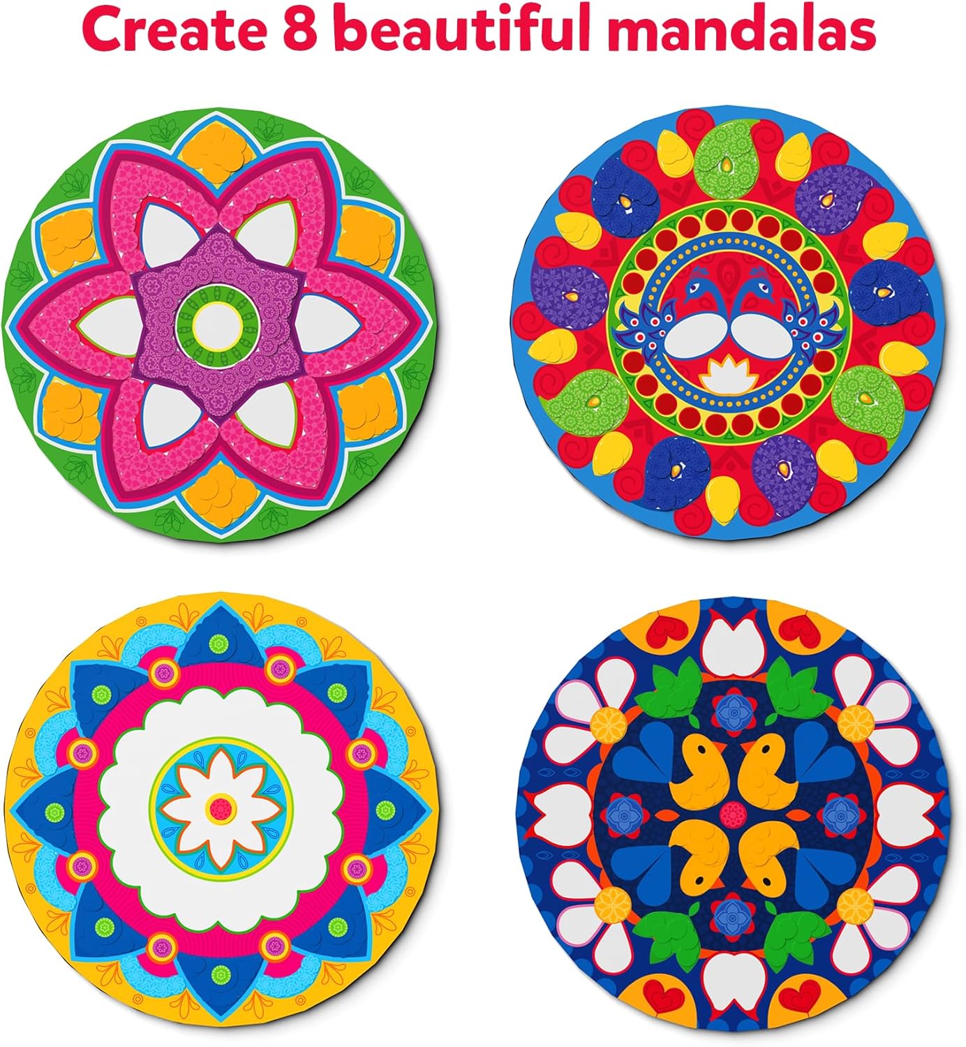 Arjoos | Skillmatics Dot it!: Mandala Art | No mess sticker art for kids , Art Activity | Gifts for Boys & Girls - Ages ( 3 -7 yrs )