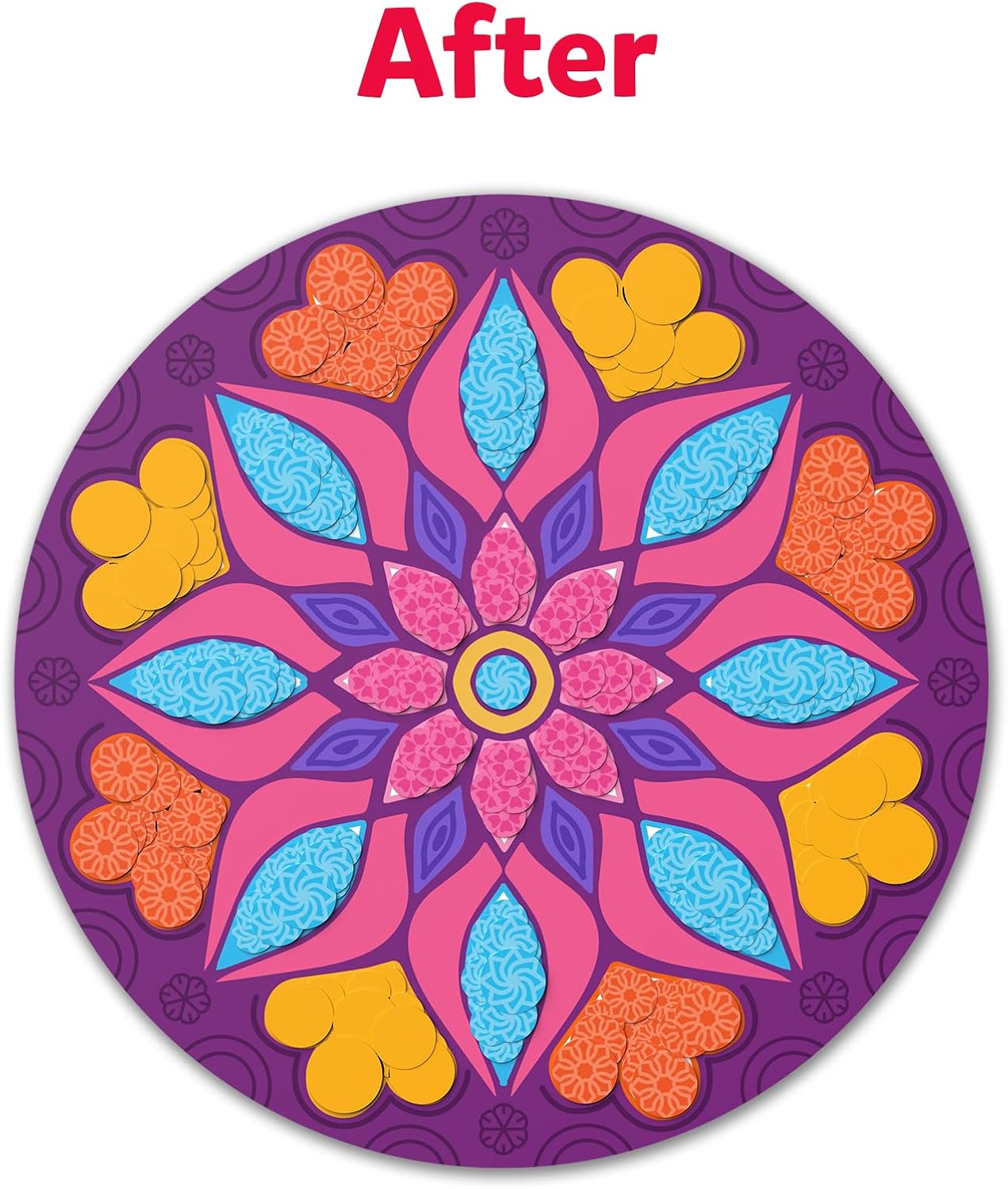 Arjoos | Skillmatics Dot it!: Mandala Art | No mess sticker art for kids , Art Activity | Gifts for Boys & Girls - Ages ( 3 -7 yrs )