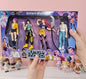 Kpop Demon Hunters Dolls/figurines, Anime Style Fashion kpop Dolls Set for Girls, Cute K Pop Collectible Toy Gift, Rumi Mira Zoey and Jinu