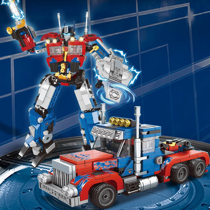 Arjoos | 8-in-2 Transforming Robot Car Building Toys for Boys Ages 8-12 – STEM Robot, Aircraft & Ship Construction Kit – Best Gift for Kids Age 10+, Christmas & Birthday Present | Pack of 1