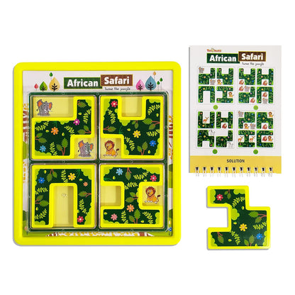 Arjoos | African Safari - The HIDE N SEEK Jungle Game | A Smart Fun Activity Games Toys | Brain IQ Development Puzzles for Kids  | Birthday Gift For Kids - ( Ages - 5 to 9 )