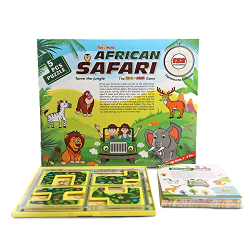Arjoos | African Safari - The HIDE N SEEK Jungle Game | A Smart Fun Activity Games Toys | Brain IQ Development Puzzles for Kids  | Birthday Gift For Kids - ( Ages - 5 to 9 )