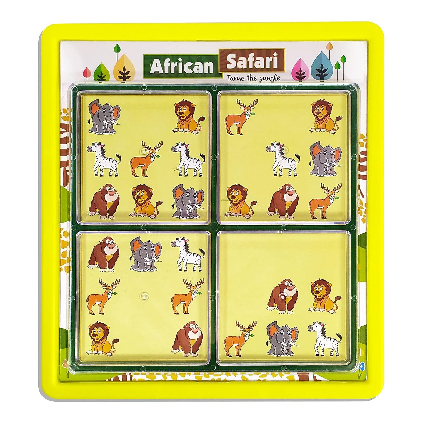 Arjoos | African Safari - The HIDE N SEEK Jungle Game | A Smart Fun Activity Games Toys | Brain IQ Development Puzzles for Kids  | Birthday Gift For Kids - ( Ages - 5 to 9 )