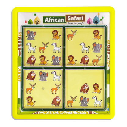 Arjoos | African Safari - The HIDE N SEEK Jungle Game | A Smart Fun Activity Games Toys | Brain IQ Development Puzzles for Kids  | Birthday Gift For Kids - ( Ages - 5 to 9 )