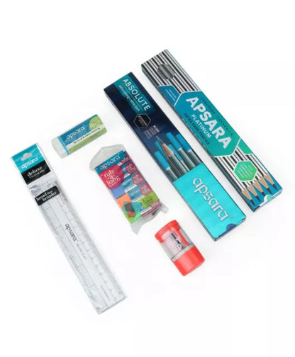 Arjoos | Apsara Scholars Kit  | Stationery Kit for Kids | Empowering Young Minds for Academic Success! | Birthday Return Gift for Kids - ( Age 3+ ).