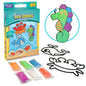 Arjoos |  Aqua World DIY Window Art Kit – Dotz Multicolour Air Dry Clay Craft Playset for Kids | Creative Art Activity Toy for Girls & Boys | Birthday Gifts for Kids - Pack of 1 - ( Ages - 3+ )