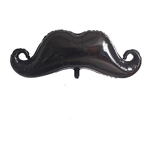 Arjoos | Beard Black Foil Balloon Moustache Balloons | Birthday Wedding Christmas Party Decoration | Party supplies Kit For Birthday Parties .
