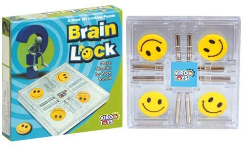 Arjoos | Brain Lock Puzzle Game for Kids – Fun & Challenging Mind Teaser | Perfect Birthday Return Gift for Boys & Girls | Birthday Gifts for Kids - Pack of 1 - ( Ages - 3+ )