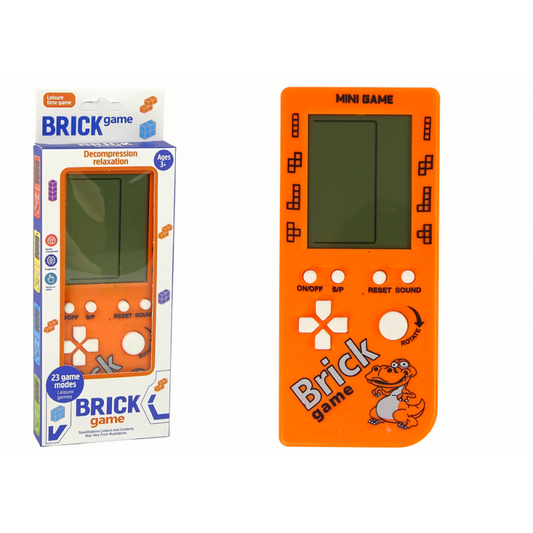 Arjoos | Hand Operated Brick Games Video Games for Kids Play, Birthday Return Gift, Portable Indoor and Outdoor Brick Game | Return Gift For Kids - ( Pack of 1 , Multicolour )