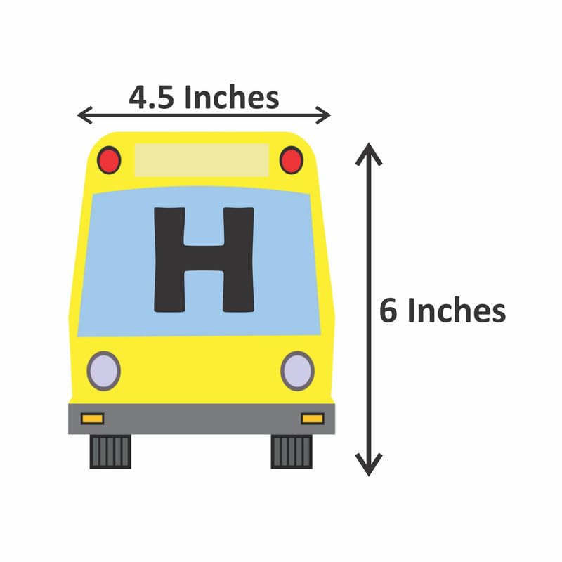 Arjoos | Wheels on the Bus Theme Happy Birthday Banner With Balloons | Wheels on a Bus Birthday Decoration With 1 Happy Birthday Bunting Banner, 20 Balloons | Party supplies Kit For Birthday Parties - 1pcs .