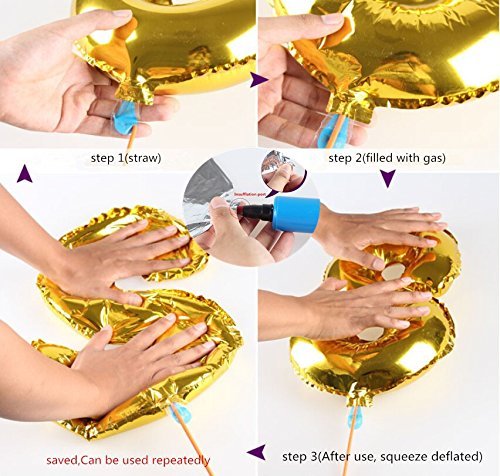 Arjoos | CHEERS" Gold Foil Balloons 6 Letters Kit For Celebration, Birthday, Anniversary, Bachelor's , Birthday Party Decorations | Party supplies Kit For Birthday Parties - ( Pack of 1 )