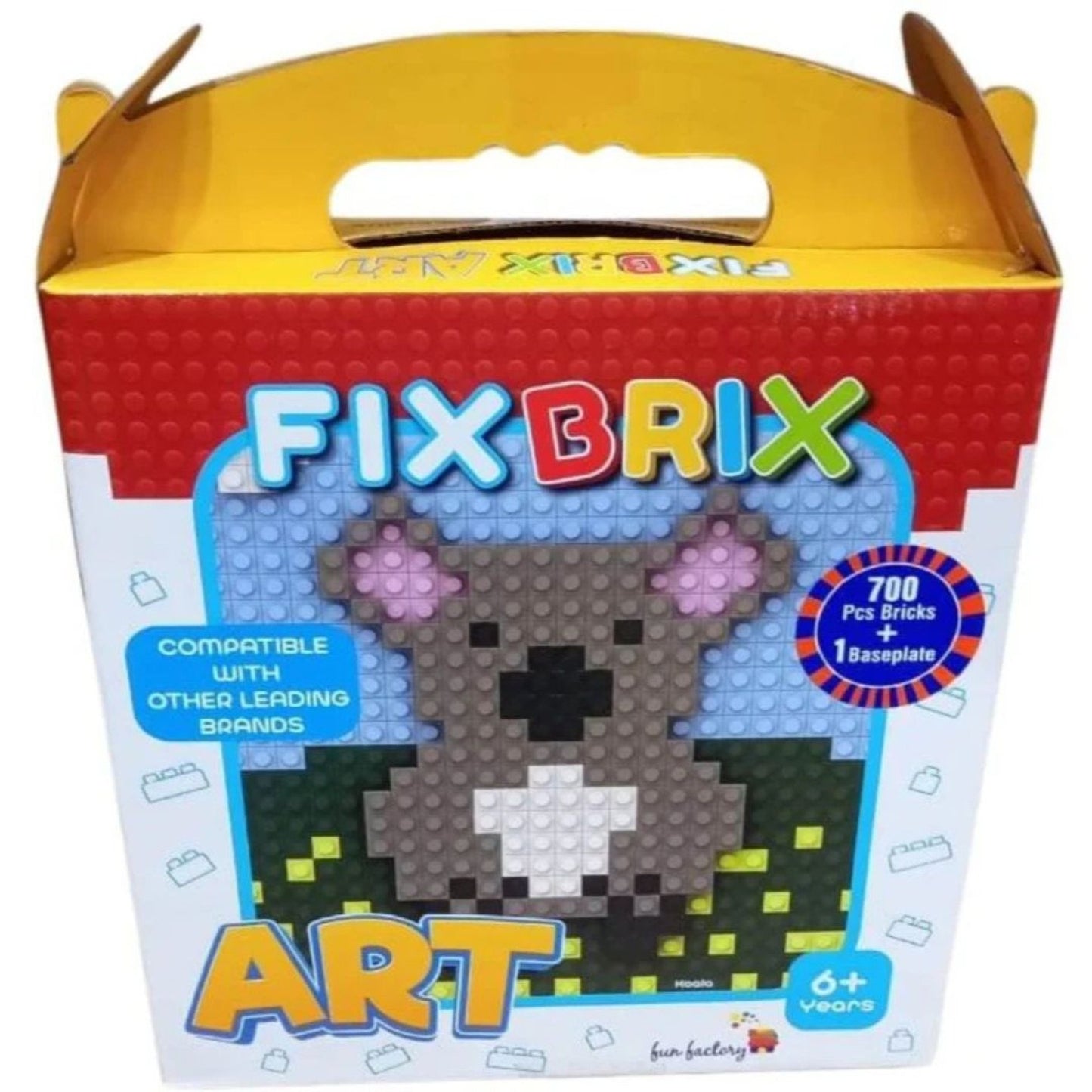 Arjoos | Fix Brix Art - 700 Pieces | Creative Building Blocks for Kids & Adults - STEM Educational Toy | Birthday Gifts for Kids - Pack of 1 - ( Age - 3 + )