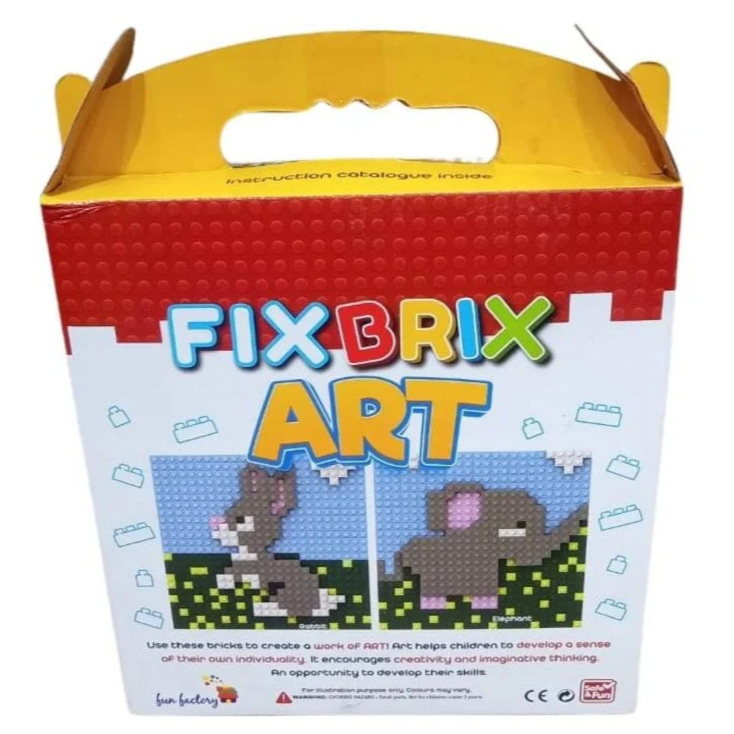 Arjoos | Fix Brix Art - 700 Pieces | Creative Building Blocks for Kids & Adults - STEM Educational Toy | Birthday Gifts for Kids - Pack of 1 - ( Age - 3 + )