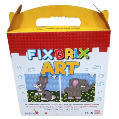 Arjoos | Fix Brix Art - 700 Pieces | Creative Building Blocks for Kids & Adults - STEM Educational Toy | Birthday Gifts for Kids - Pack of 1 - ( Age - 3 + )