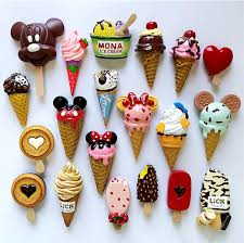 Arjoos | 1Pcs Fridge Magnet Orange bar, Softy, Choco bar, Cake, Donuts Miniature Food | 3D Fridge Magnet | Best Return Gifts for both Boys And Girls | Return Gift For Kids - ( Pack of 1 , Multicolour )