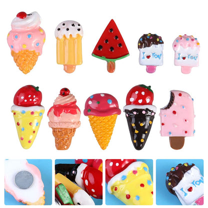 Arjoos | 1Pcs Fridge Magnet Orange bar, Softy, Choco bar, Cake, Donuts Miniature Food | 3D Fridge Magnet | Best Return Gifts for both Boys And Girls | Return Gift For Kids - ( Pack of 1 , Multicolour )