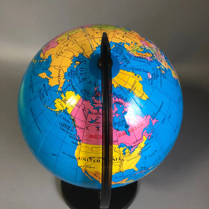 Arjoos | Rotary Model World Globe for School Classroom Teaching Aids Home Desk Decor.
