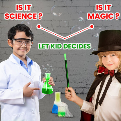 Arjoos | Glow in the Dark Science Lab - DIY Science Experiments | Kids Safe & Non - Toxic Science Kit | Birthday Gifts for Kids - Age - 6+Years