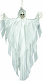 Arjoos | Halloween Grim Reaper Hanging Prop – 70cm Skeleton Ghost Decoration | Scary Haunted House Horror Decor | Pack of 1 - White Colour.