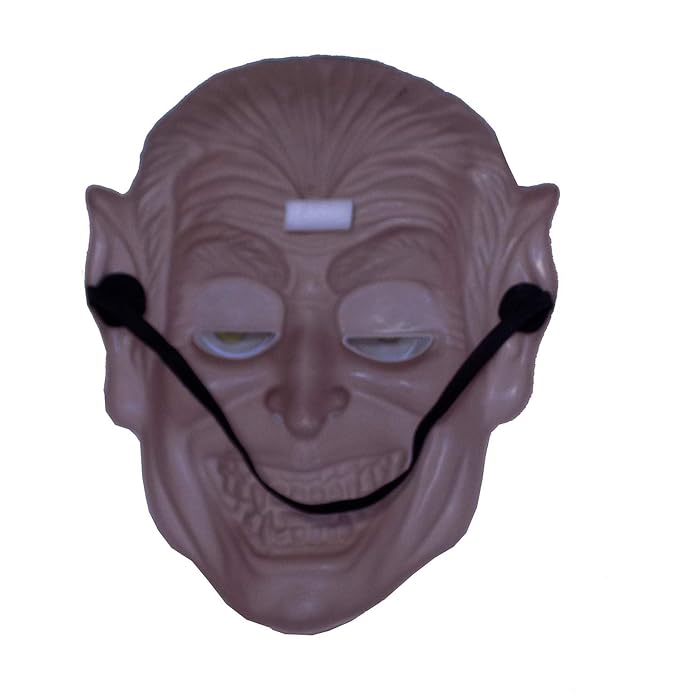 Arjoos | Halloween Horror Dracula Mask with Moving Eyes | Ghost Bhut Mask – Scary Party Face Cover for Halloween, Cosplay & Pranks – Spooky Mask for Adults & Teens | Pack of 1