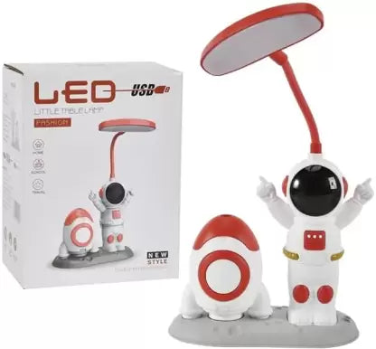 Arjoos | Little LED Desk Light Study Night Table Lamp | SB Charging Cable Table Lamp  (20 cm, Assorted) | Birthday Gifts for Kids - Pack of 1 - ( Ages - 3+ )