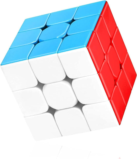 Arjoos | 3x3 Speed Sticker Less Magic Puzzle Cube | Game Toy for Kids | both for Boys and Girls (3+ Years,  Multicolour Variant)  1 pcs