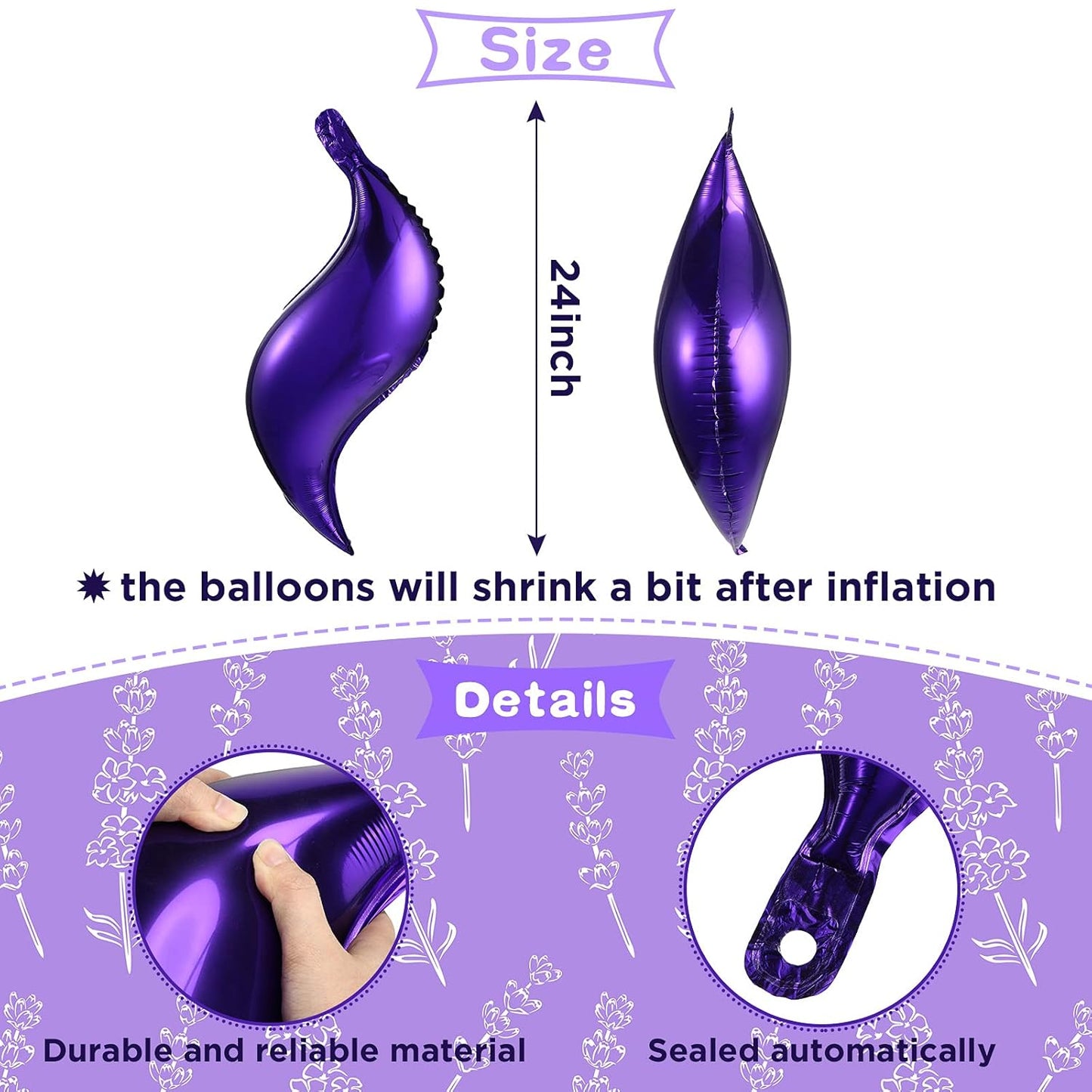 Arjoos | Mermaid Tail Foil Balloons - oil Balloon Mermaid Tail Foil Balloons Mermaid Tail Balloon Party Supplies for Birthday Baby Shower | Party supplies Kit For Birthday Parties - ( Pack of 1 , Multicolour)