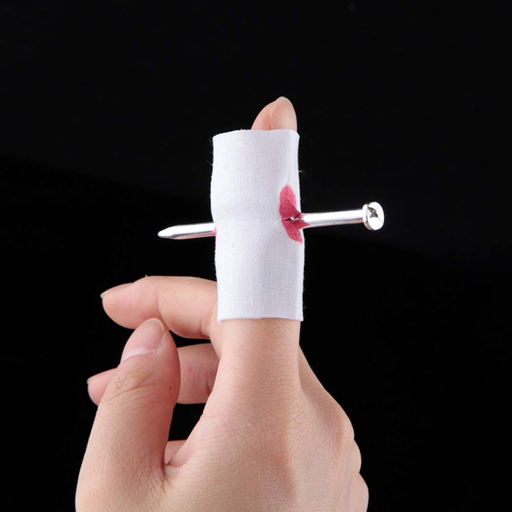 Arjoos | Nail Through Finger Joke | Fake Nail Thru Finger Illusions Trick | joking horrible halloween decoration trick toy , Creative Spoof Funny Trick | Halloween Party Supplies ( Pack of 1 )
